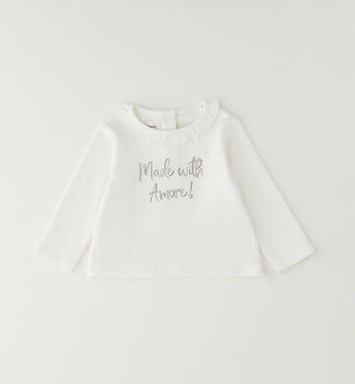 Baby girl's T-shirt CREAM