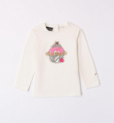 Girls' dessert t-shirt CREAM