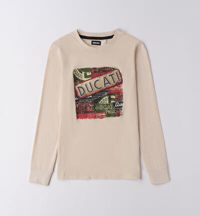 Ducati T-shirt for boys BEIGE