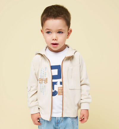 Children's crew neck T-shirt WHITE