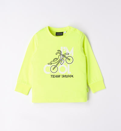 Boys' crew neck t-shirt GREEN