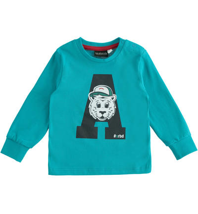 LONG SLEEVE ROUND-NECK GREEN