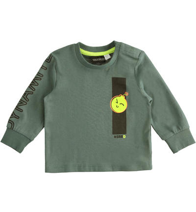 LONG SLEEVE ROUND-NECK GREEN