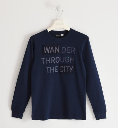 Boy's round neck t-shirt BLUE