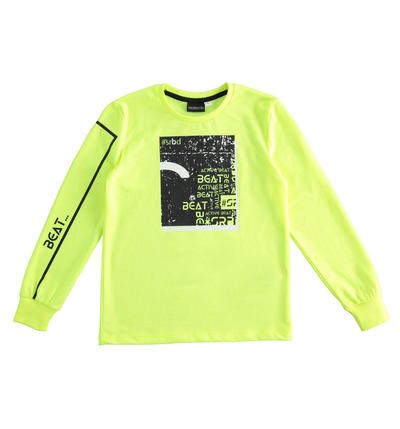 LONG SLEEVE ROUND-NECK YELLOW