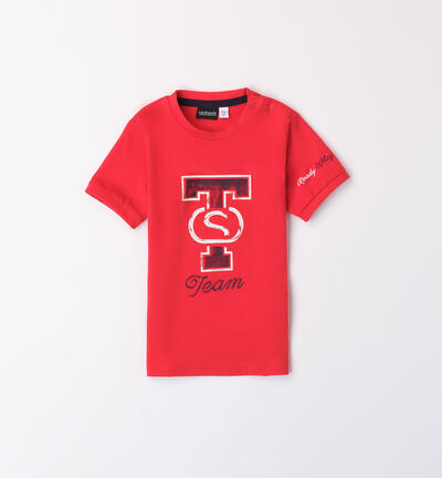 Boys' short-sleeved top RED