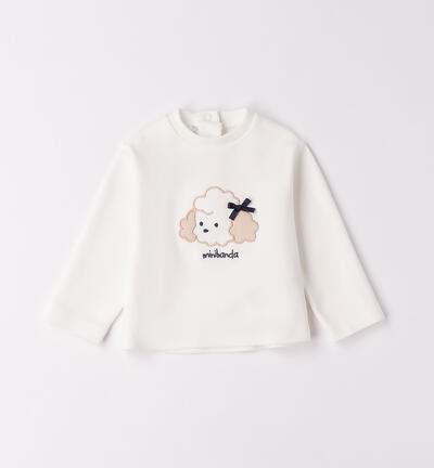 Minibanda baby girl top CREAM