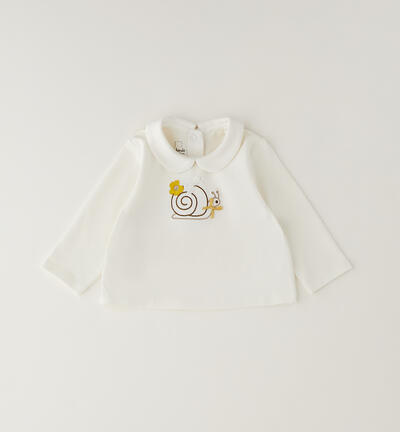 Minibanda baby T-shirt CREAM