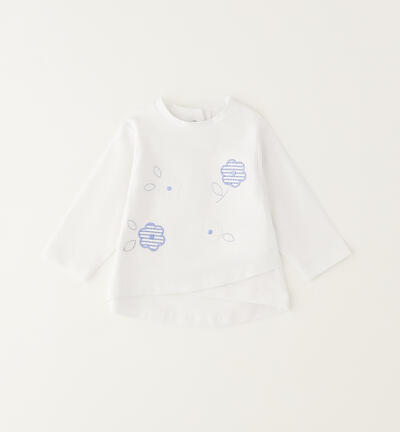 Minibanda T-shirt for girls WHITE