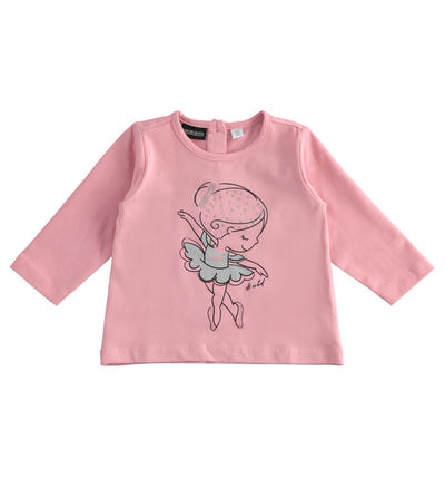 LONG SLEEVE ROUND-NECK PINK