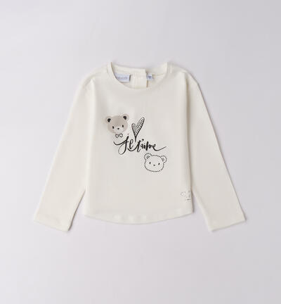 T-shirt for girls CREAM