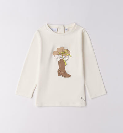 Sarabanda t-shirt for girls CREAM