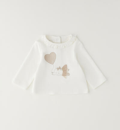 Baby girl's T-shirt CREAM