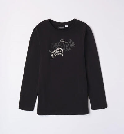 Girls' long sleeved top BLACK