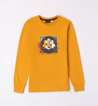 Boys' 100% cotton top YELLOW