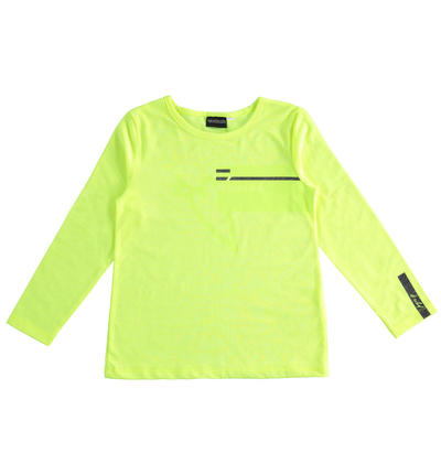 LONG SLEEVE ROUND-NECK YELLOW