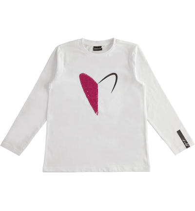 LONG SLEEVE ROUND-NECK WHITE
