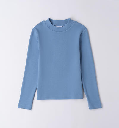 Maglietta ragazza Sarabanda AZZURRO