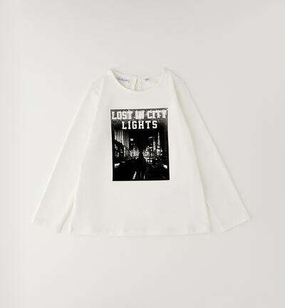 Sarabanda girl's T-shirt CREAM