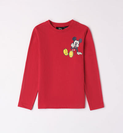 Boys' red Mickey Mouse t-shirt RED