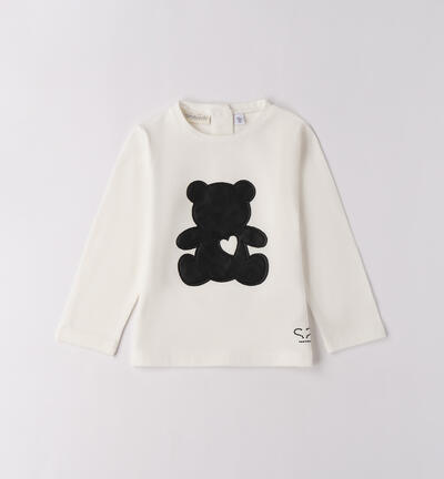 Sarabanda t-shirt with bear CREAM