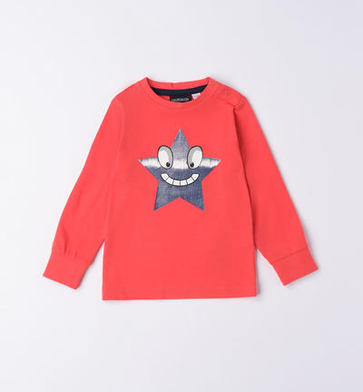 Maglietta stella bambino ROSSO