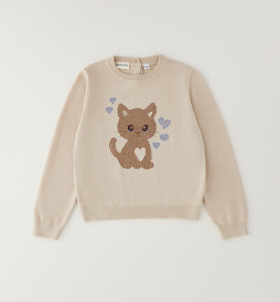 Maglioncino per bambina BEIGE