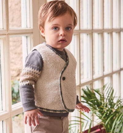 Newborn baby sweater GREY