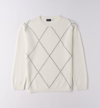 Maglione da ragazzo Sarabanda PANNA