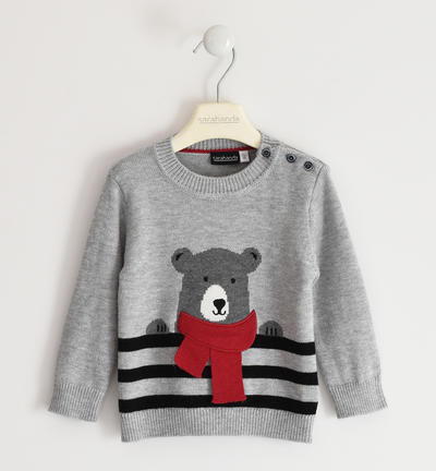 Boy's knit sweater GREY