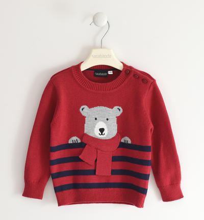 Boy's knit sweater RED