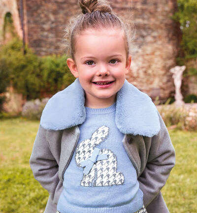 Maglione per bambina AZZURRO