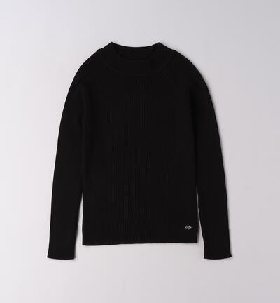 Maglione per ragazza NERO