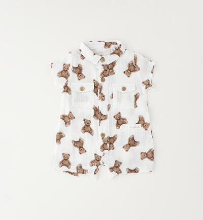 Pagliacetto neonato Minibanda BIANCO