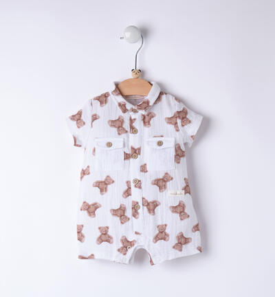 Minibanda baby romper WHITE