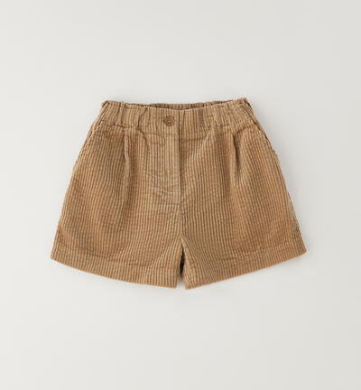 Girls' shorts BROWN