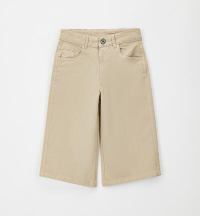 Pantaloncini ragazzo modello basket BEIGE