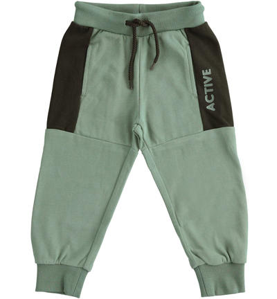 Pantalone bambino con tasche VERDE