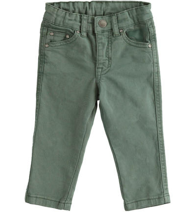 Boy's slim fit trousers BLACK