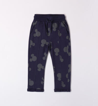 Boys' blue Mickey Mouse trousers BLUE