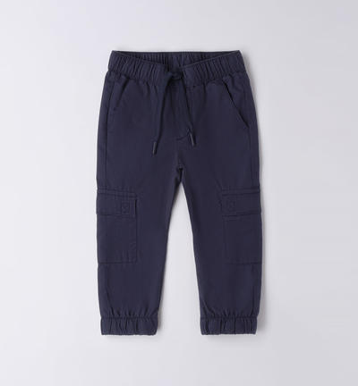 Pantalone cargo bambino BLU