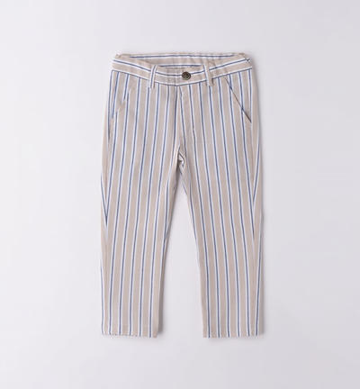 Boys' formal trousers BEIGE
