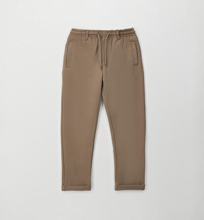 Pantalone cerimonia ragazzo MARRONE