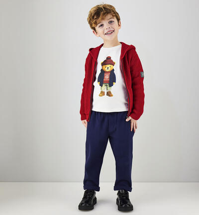 Pantalone cerimonia ragazzo BLU