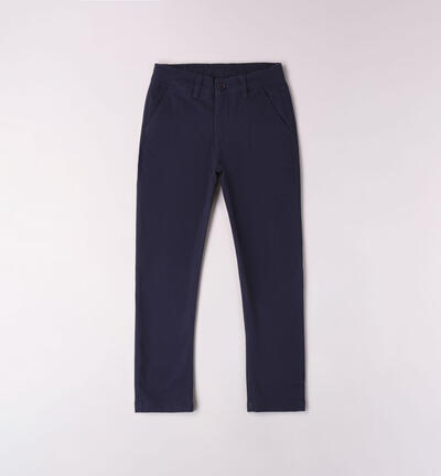 Boys' classic trousers BLUE