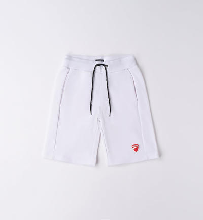 Ducati boys' shorts WHITE