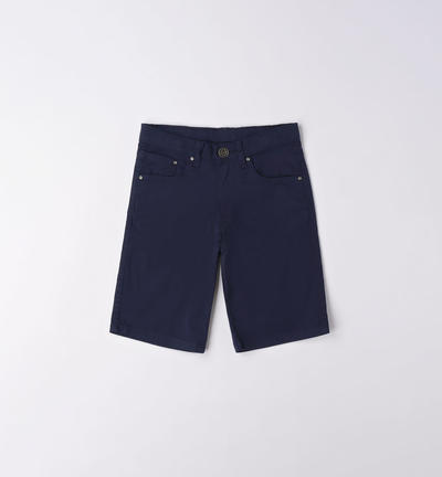 Boys' cotton shorts BLUE