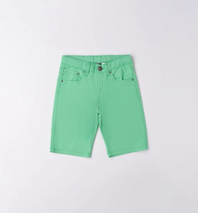 Pantalone corto cotone ragazzo ROSSO