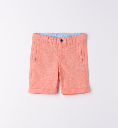 Boys' elegant shorts ORANGE