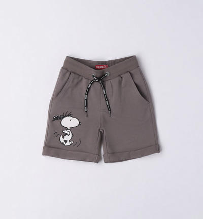 Boys' Snoopy shorts GREY